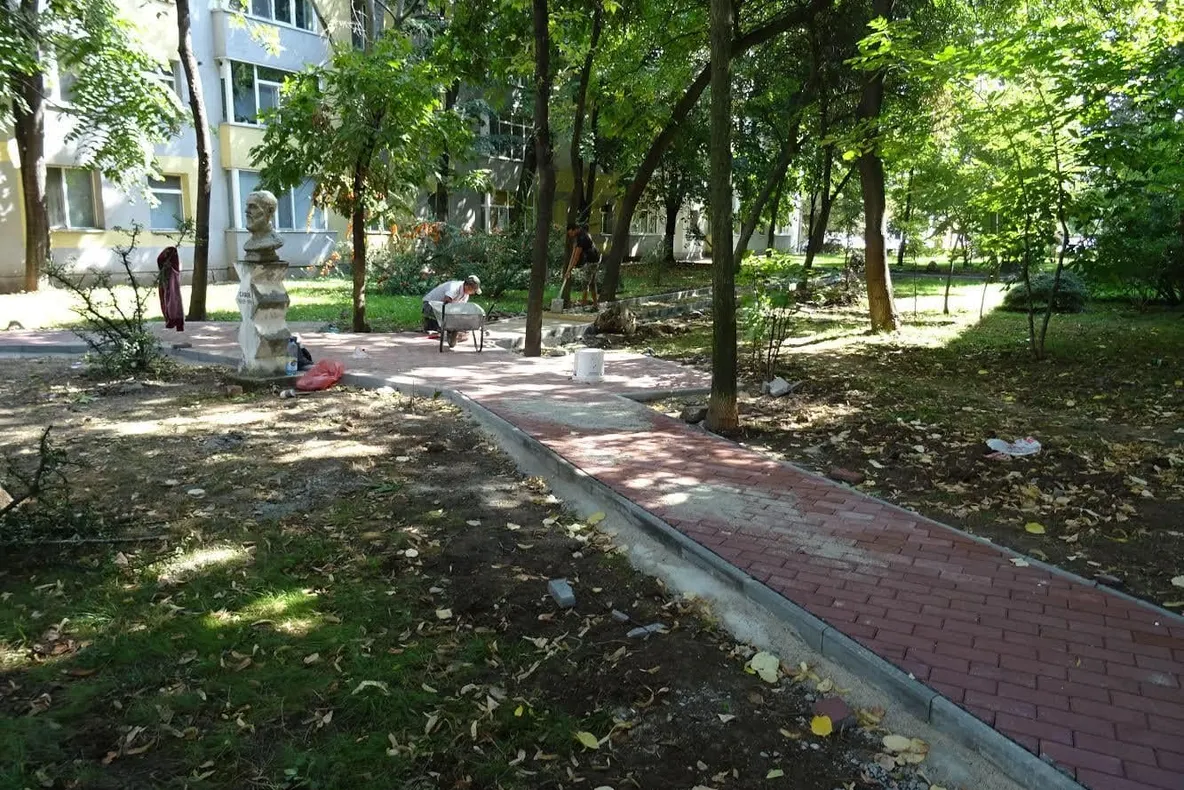 Slatina: Parc nou, în apropierea Spitalului Județean- FOTO
