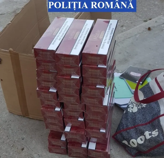 Au făcut percheziţii pentru evaziune fiscală cu maşini second hand, dar au găsit ţigări de contrabandă