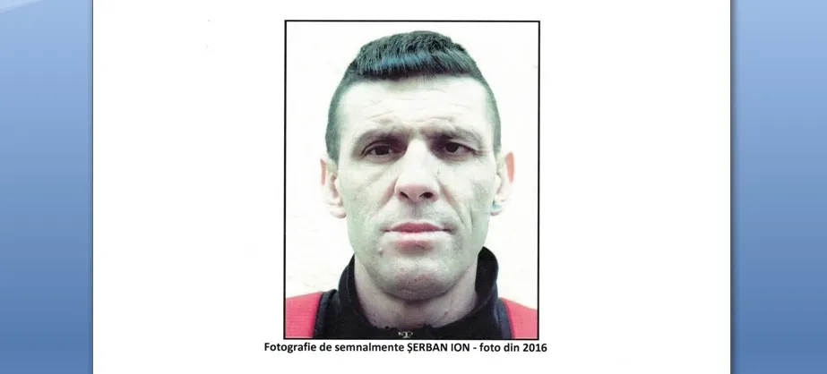 A fost identificat criminalul din Slatina. El a fost dat în consemn la frontieră. FOTO cu suspectul