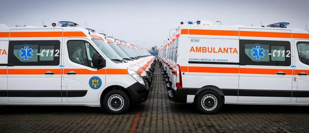 Ambulanţe noi în judeţul Olt. 11 autosanitare le vor înlocui pe cele vechi