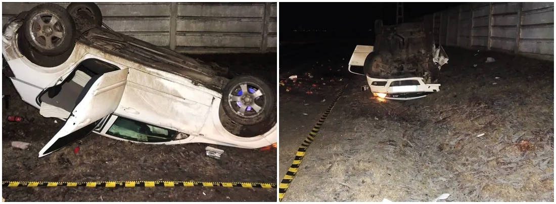 În comă după ce s-a răsturnat cu autoturismul, la ieşirea din Caracal spre Deveselu