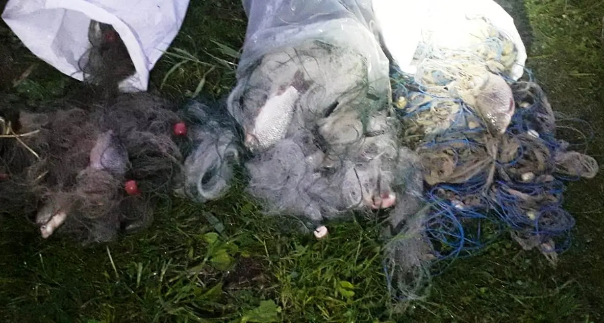 Pescuia cu barca pe Olt, în perioada prohibiţiei. Jandarmii l-au prins şi i-au făcut dosar penal - FOTO
