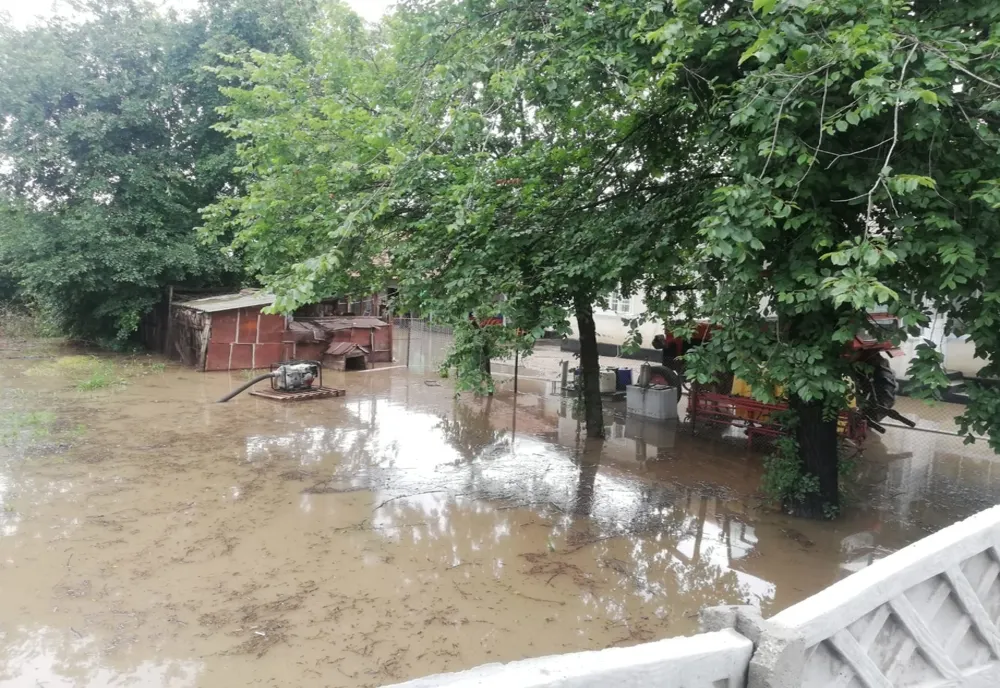 VIDEO. Inundaţii în judeţul Olt