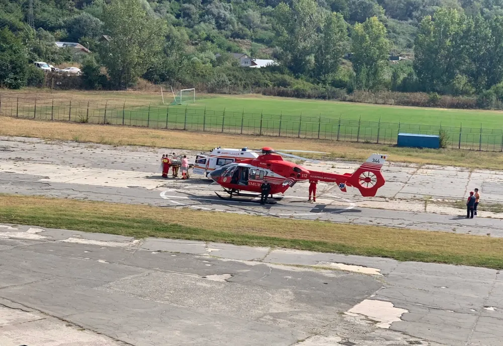 VIDEO. Elicopterul SMURD, solicitat pentru transferul la Craiova pentru un bebeluş născut cu probleme, la Slatina