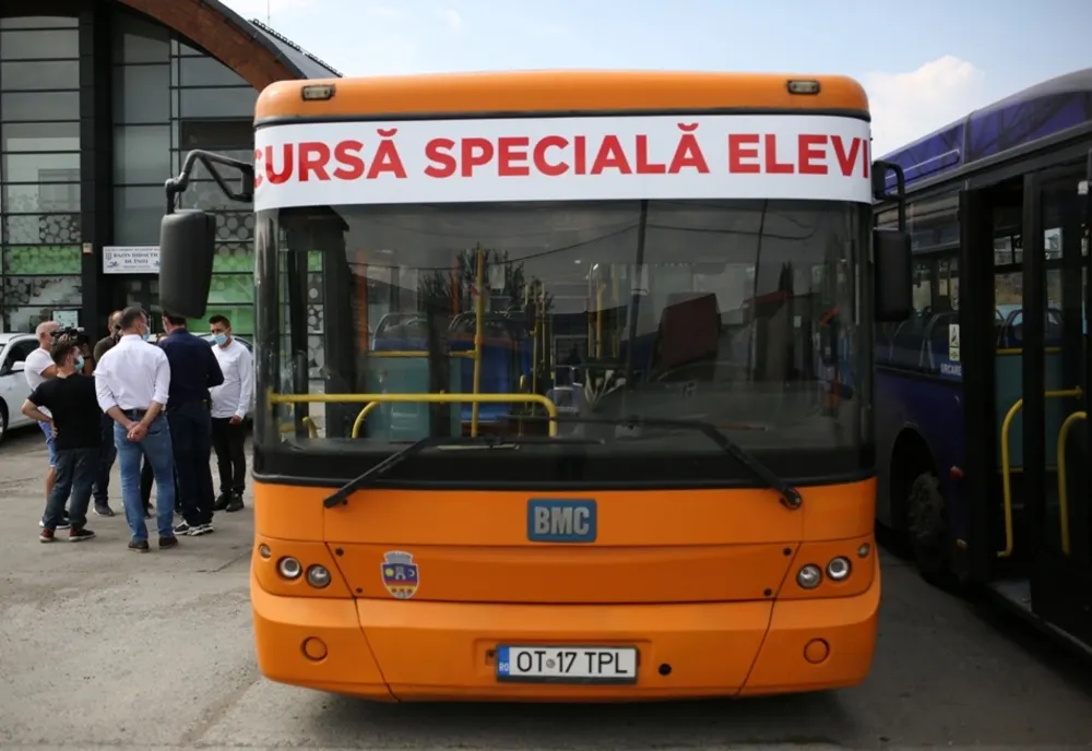 Slatina: Cursă specială pentru elevi, din prima zi de şcoală