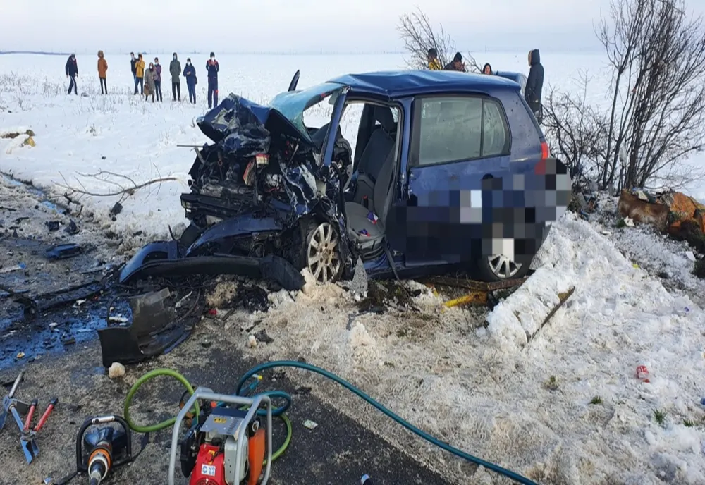 VIDEO. Jandarm din Olt, mort în urma accidentului rutier de la ieşirea din Alexandria spre Turnu Măgurele