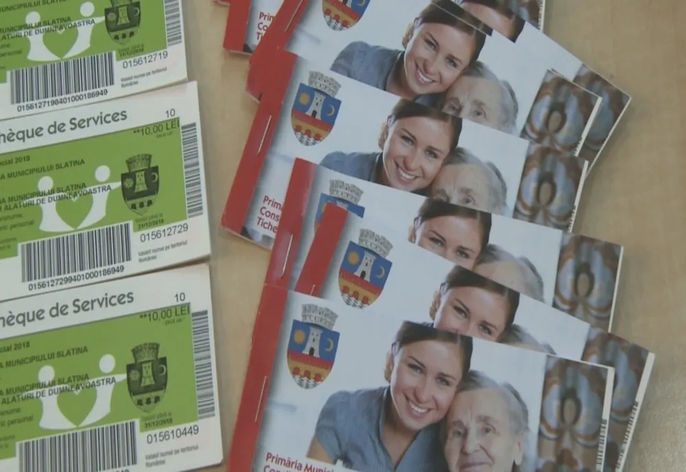 Slatina: A început distribuirea de tichete sociale de Paşte