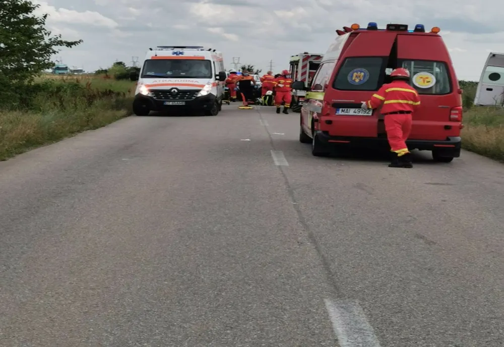 Accident GRAV pe un drum judeţean din Olt