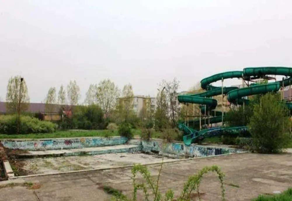 Ştrand din Slatina, transformat în parc