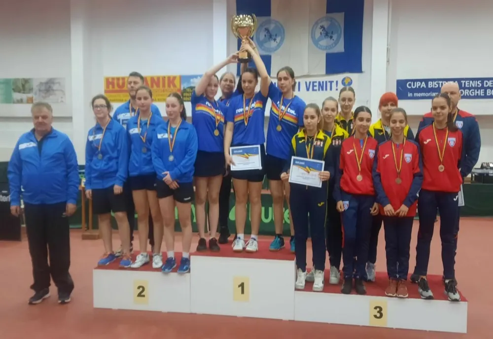Tenis de Masă U15: Junioarele de la CSS Slatina, campioane naţionale