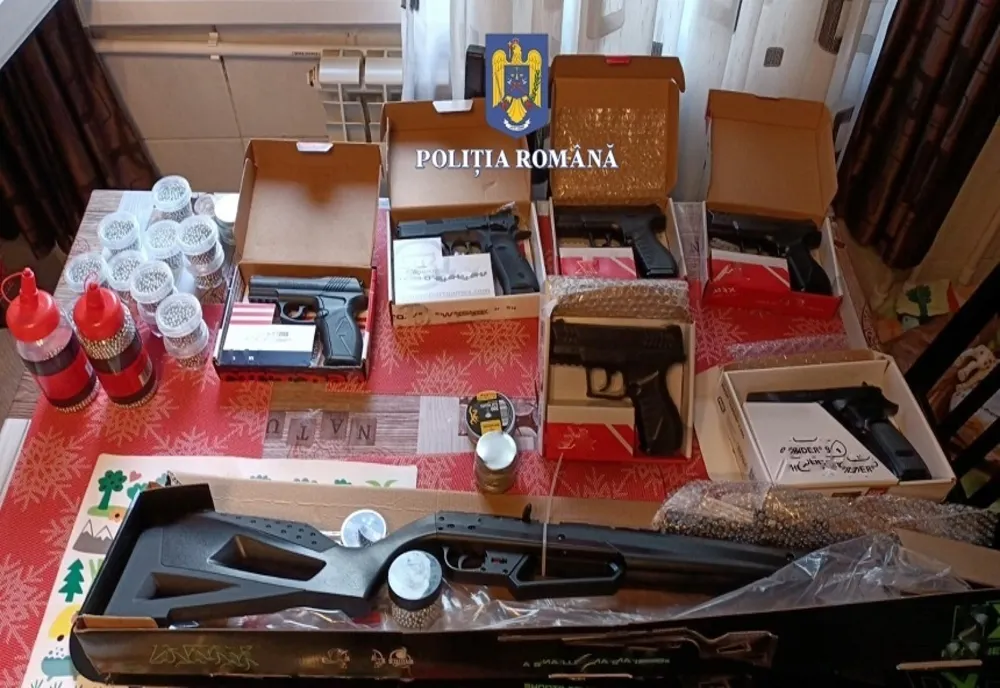 Aproape 150 de percheziţii, în toată ţara, care vizează nerespectarea regimului armelor şi al muniţiilor
