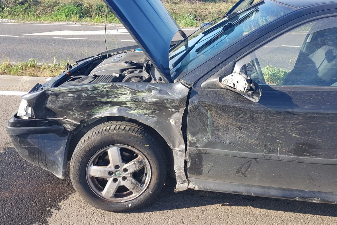 Accident pe centura Caracalului. O persoană rănită (VIDEO)