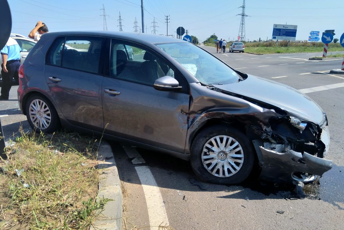 Accidentul de pe centura Caracalului. Unul dintre șoferii implicați consumase băuturi alcoolice