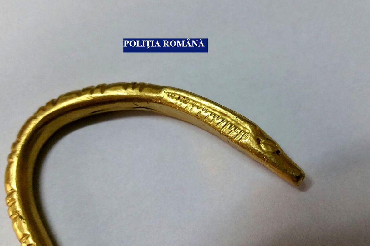 Când va reveni în județul Olt brățara dacică descoperită la Optași-Măgura