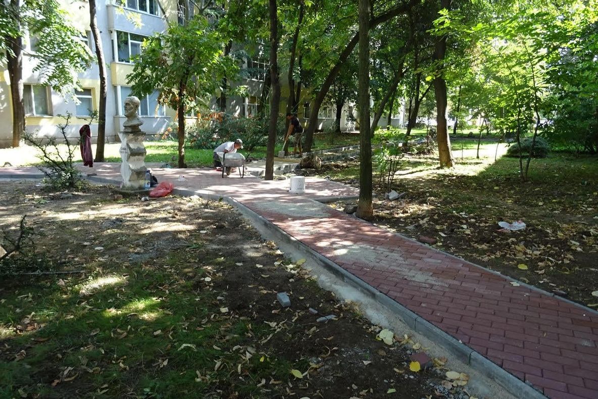 Slatina: Parc nou, în apropierea Spitalului Județean- FOTO