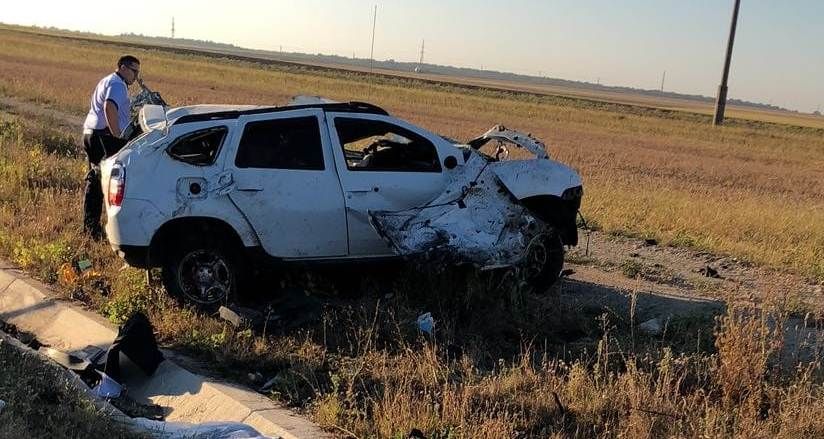 Imagini VIDEO de la accidentul violent de pe centura Caracalului