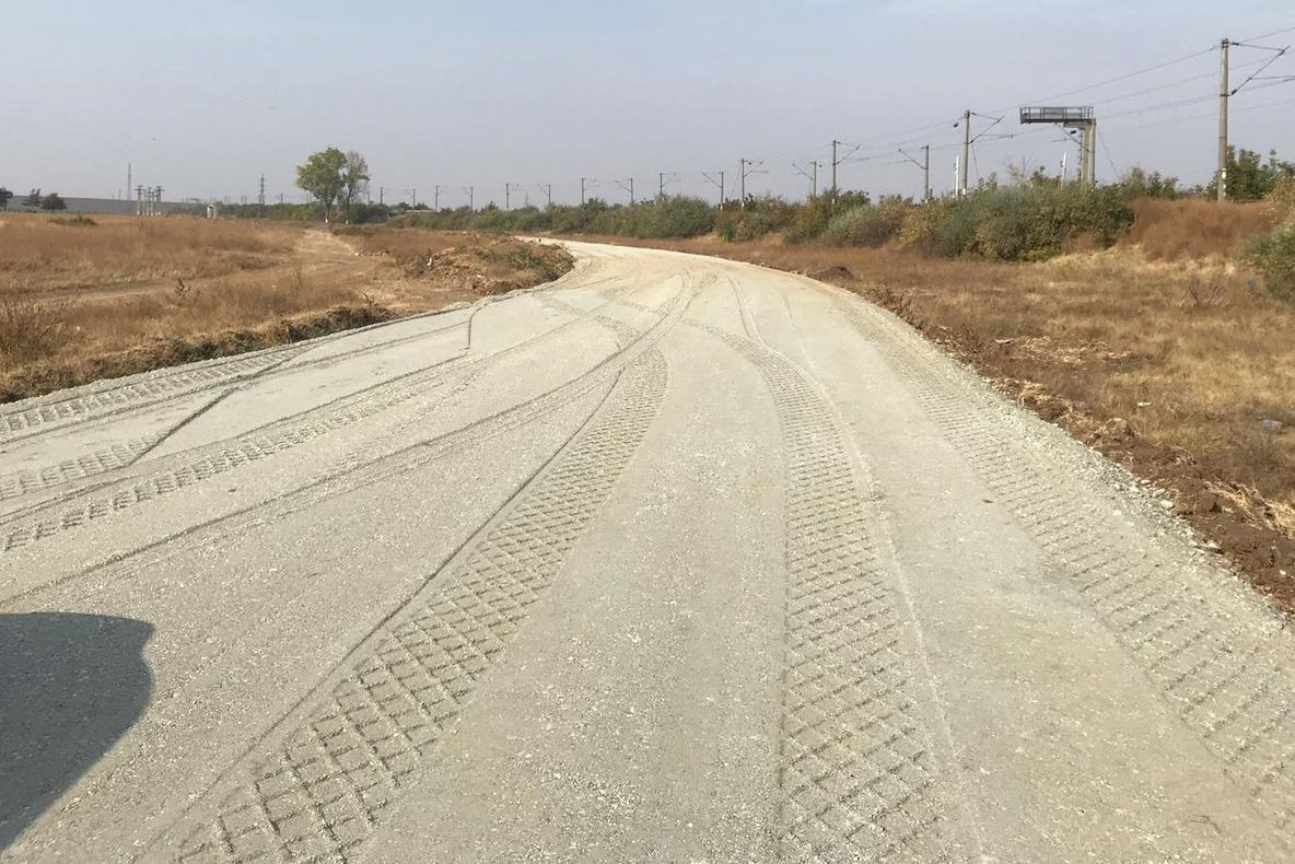 La Caracal, a doua centură de ocolire a oraşului este aproape gata - Foto