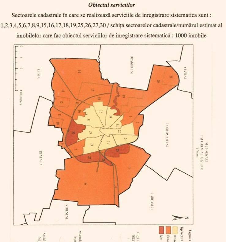 Contract nou pentru cadastrarea extravilanelor, la Caracal