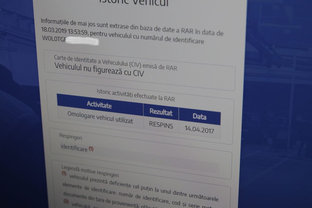 Aplicație prin care poţi vedea istoricul maşinii second hand pe care vrei să o cumperi, lansată de RAR
