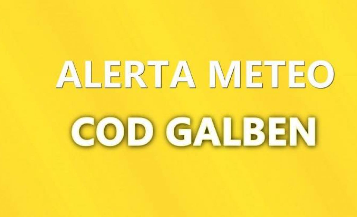 Oltul, sub cod galben de vreme rea. Ce fenomene meteo sunt aşteptate