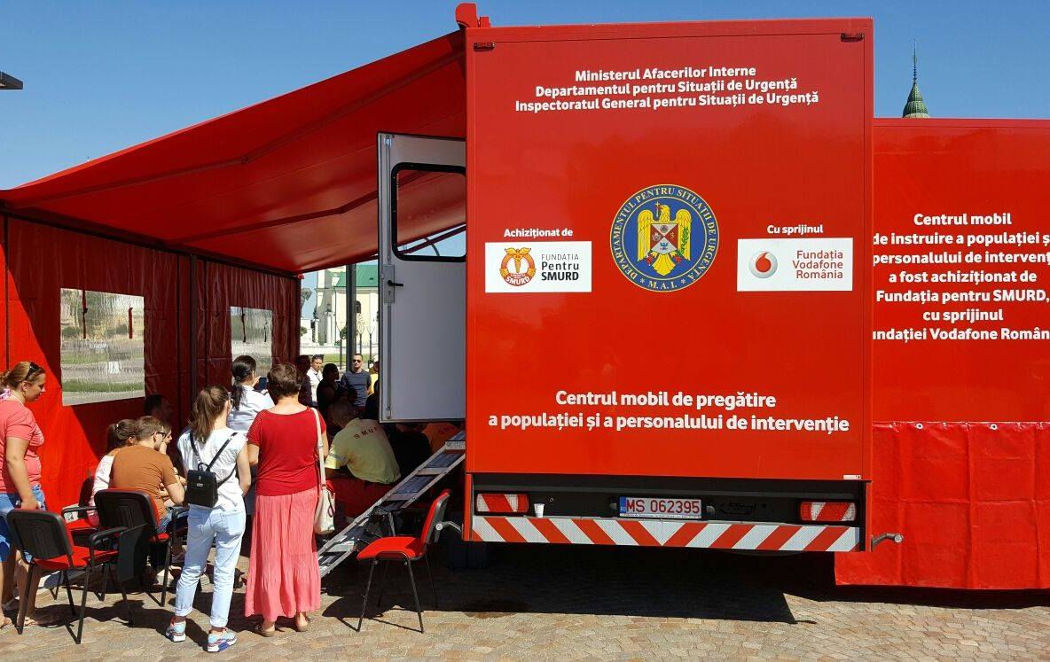 Caravana SMURD ajunge în week-end în Olt. Cursuri gratuite de prim ajutor