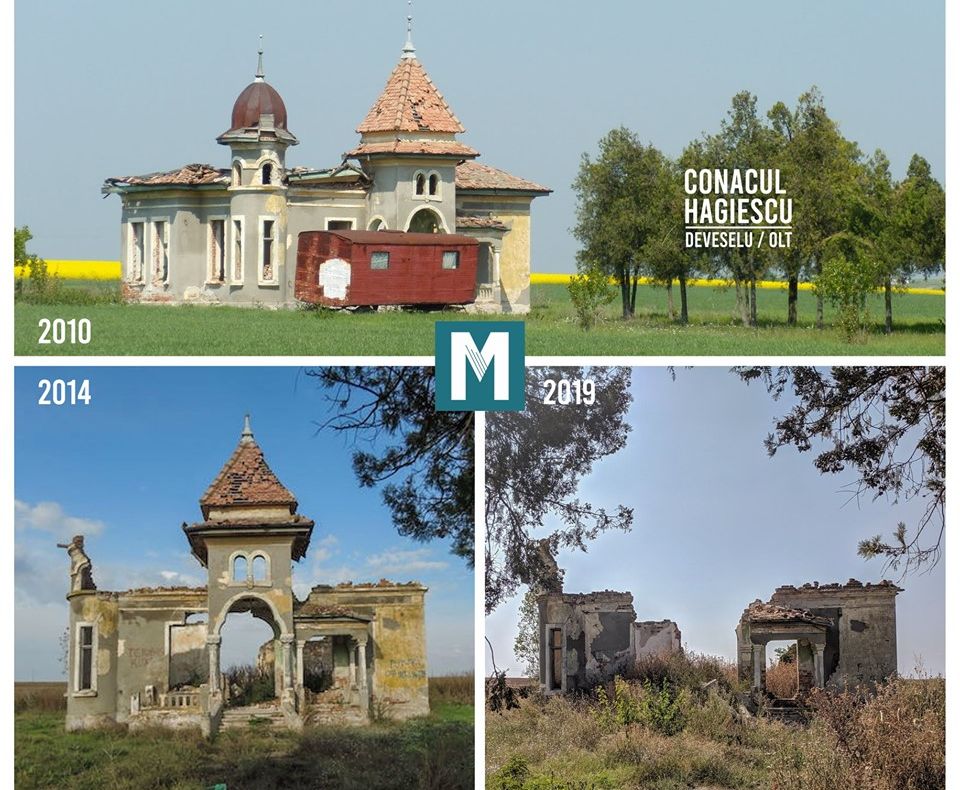 Conacul unui mare om de cultură din Olt, abandonat de autorități. Se degradează de la un an la altul