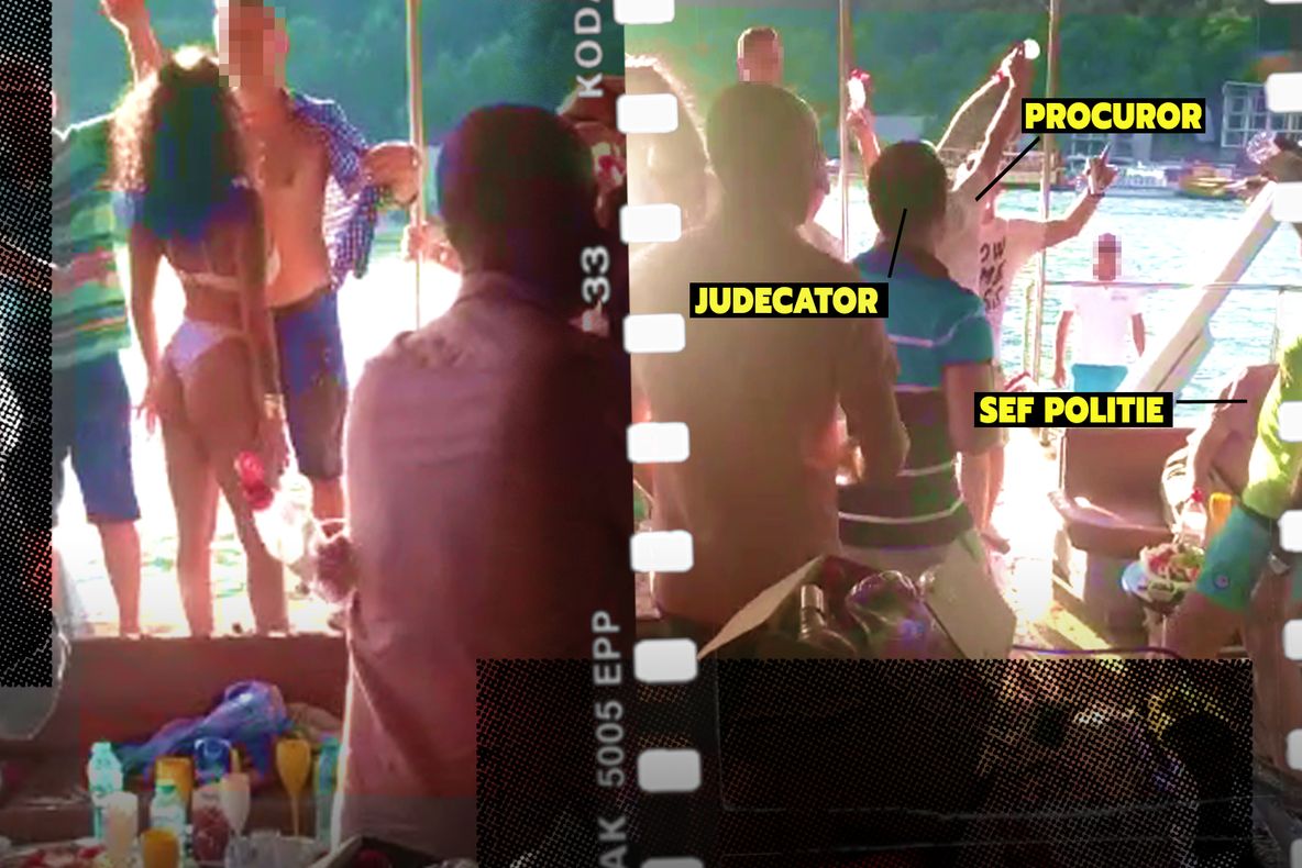 Procurori, judecători și șefi de Poliție din Dolj și Olt, filmaţi când petrec. Cheful, la câteva zile de la tragedia din Caracal