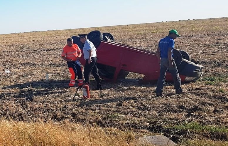 Accident cu victime multiple în Olt. Cinci persoane, printre care doi copii, la spital