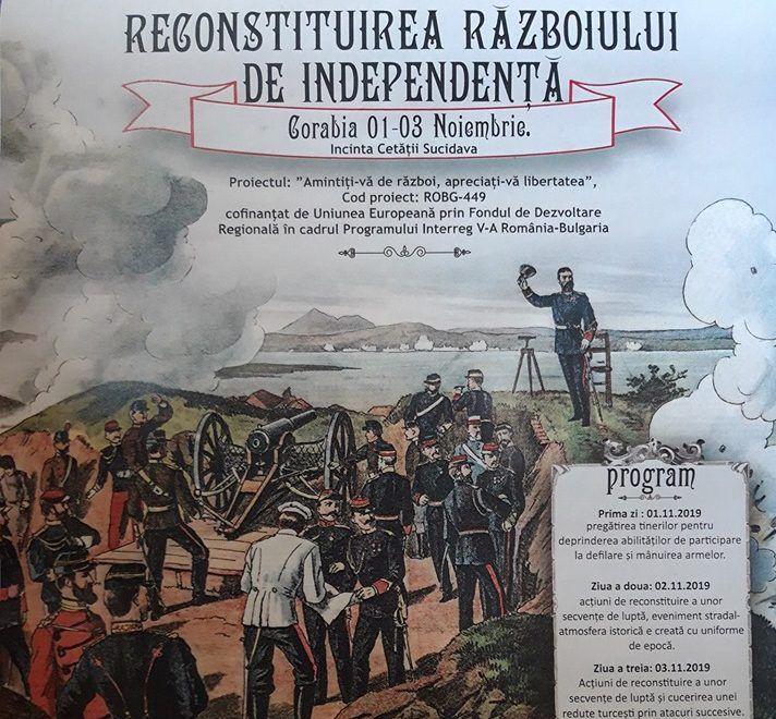 Scene de război la cetatea Sucidava, de la Corabia