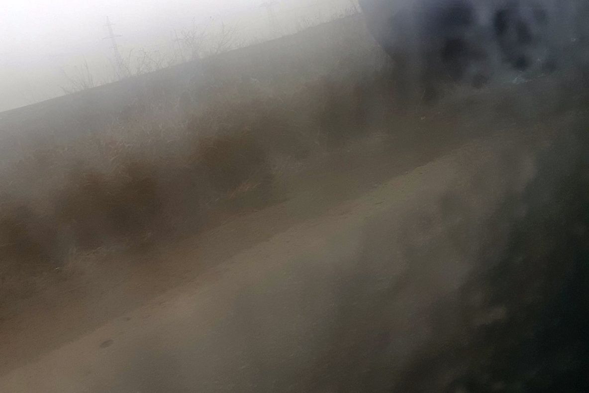 Maşină răsturnată, în apropiere de Slatina. Şoferul şi pasagerii au scăpat doar cu o sperietură