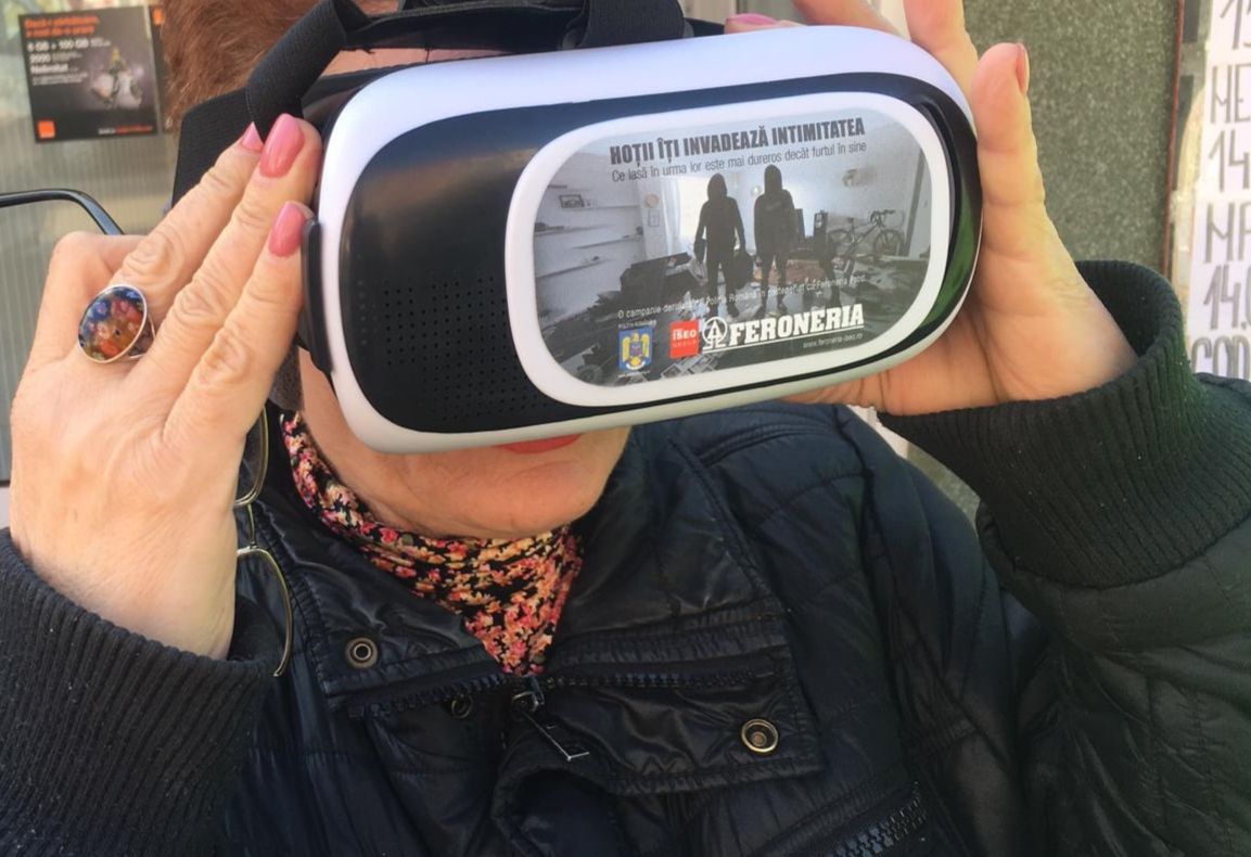 Poliţiştii din Olt previn furturile din locuinţă cu ajutorul tehnologiei VR. Detalii