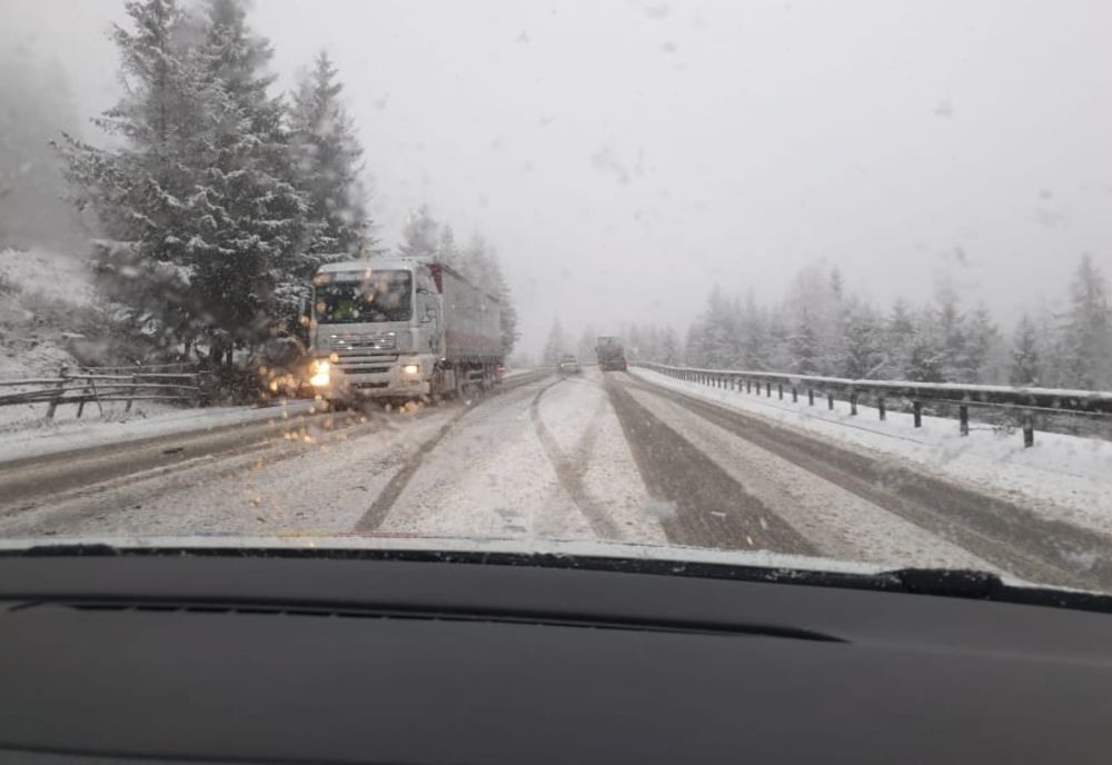 Judeţul Olt, sub Cod Galben de ninsori, până mâine dimineaţa