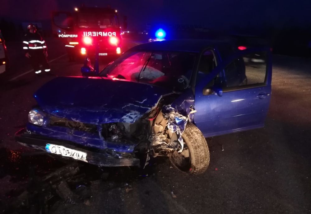 O persoană la spital, în urma unui accident petrecut în apropiere de Slatina