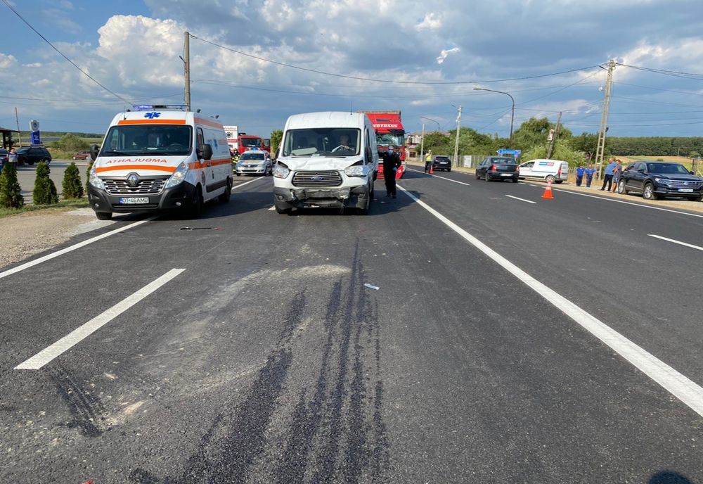 Carambol cu opt maşini implicate, între Slatina şi Piteşti