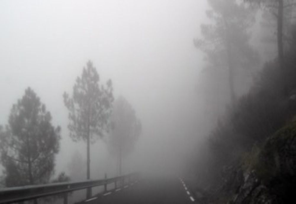 Ceață densă în mai multe județe din sudul Romaniei 