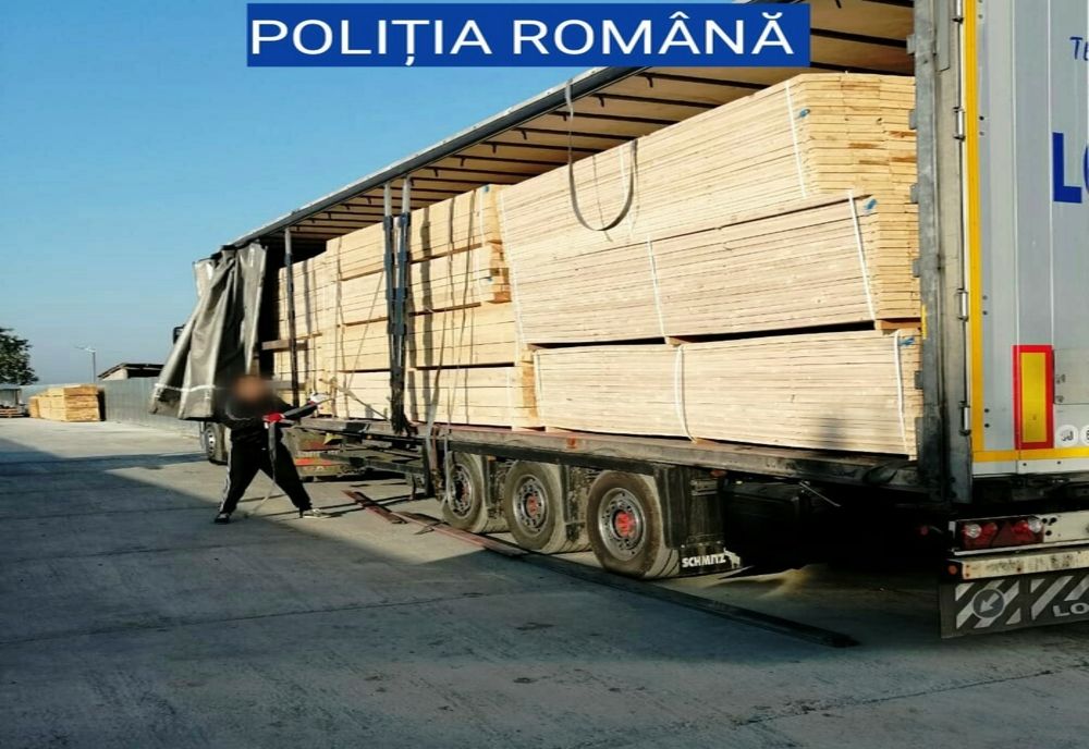 Olt: Transport ilegal de material lemnos depistat la Osica de Sus