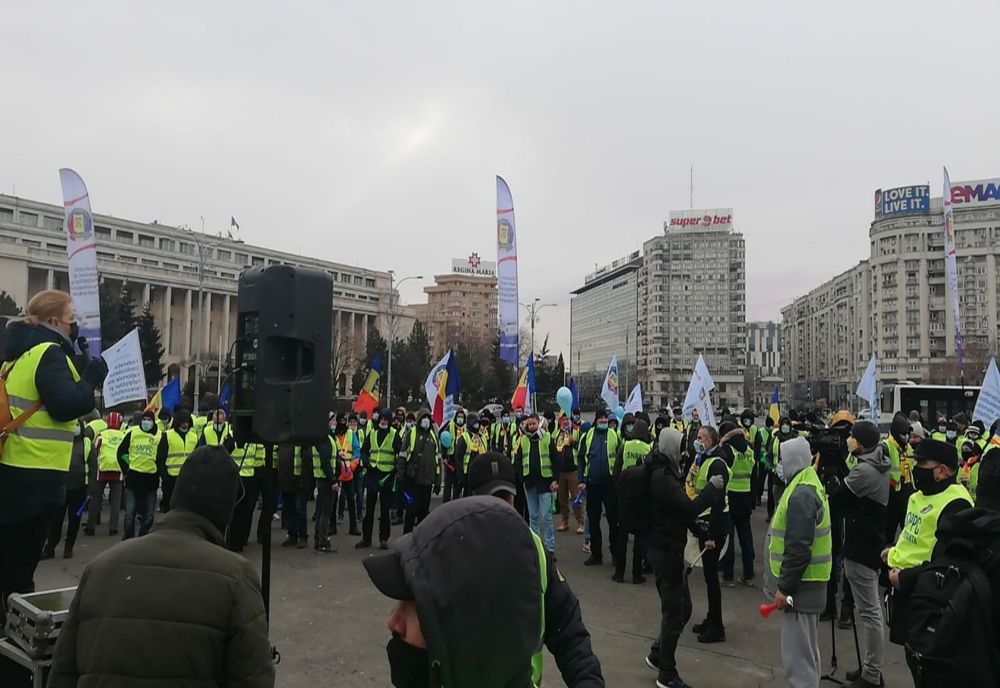 Zeci de olteni, protest la Guvern. Care sunt solicitările