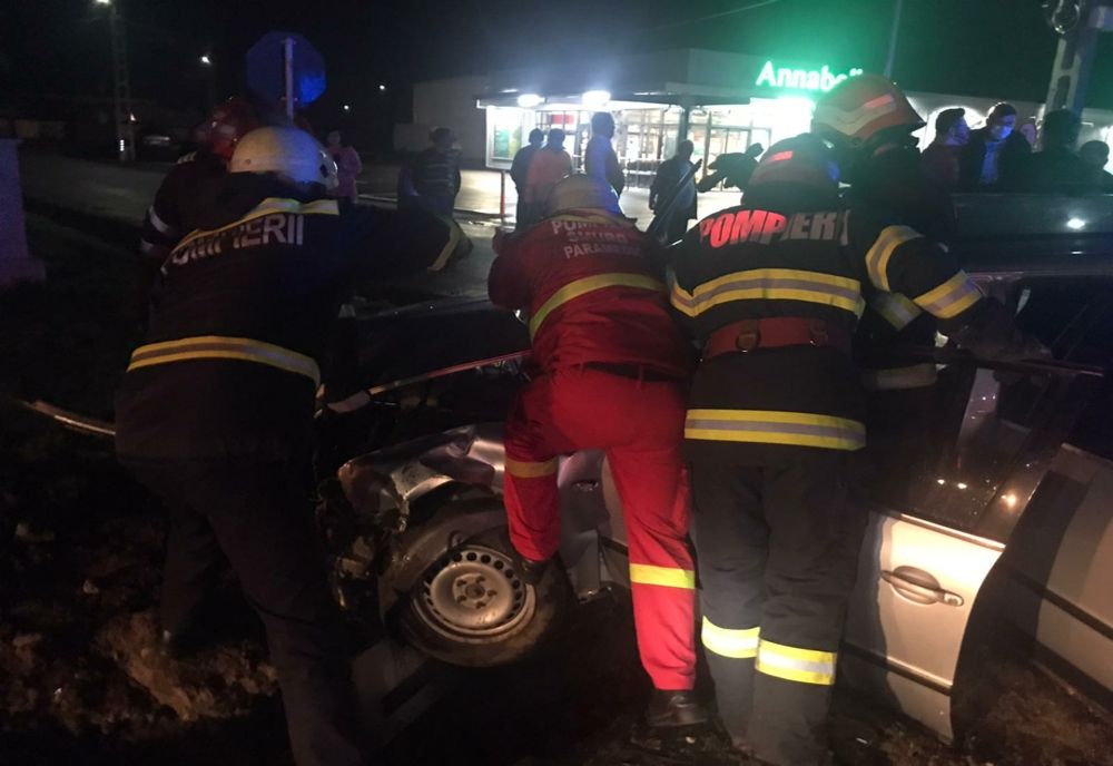VIDEO. Accident în comuna Grădinari. Mai multe persoane rănite