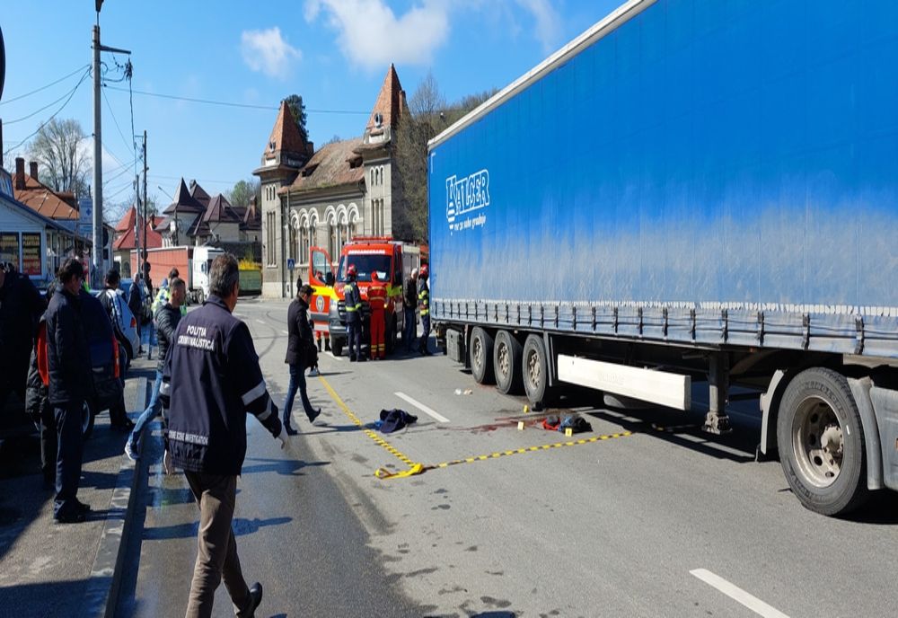 Pieton lovit de TIR, la Slatina