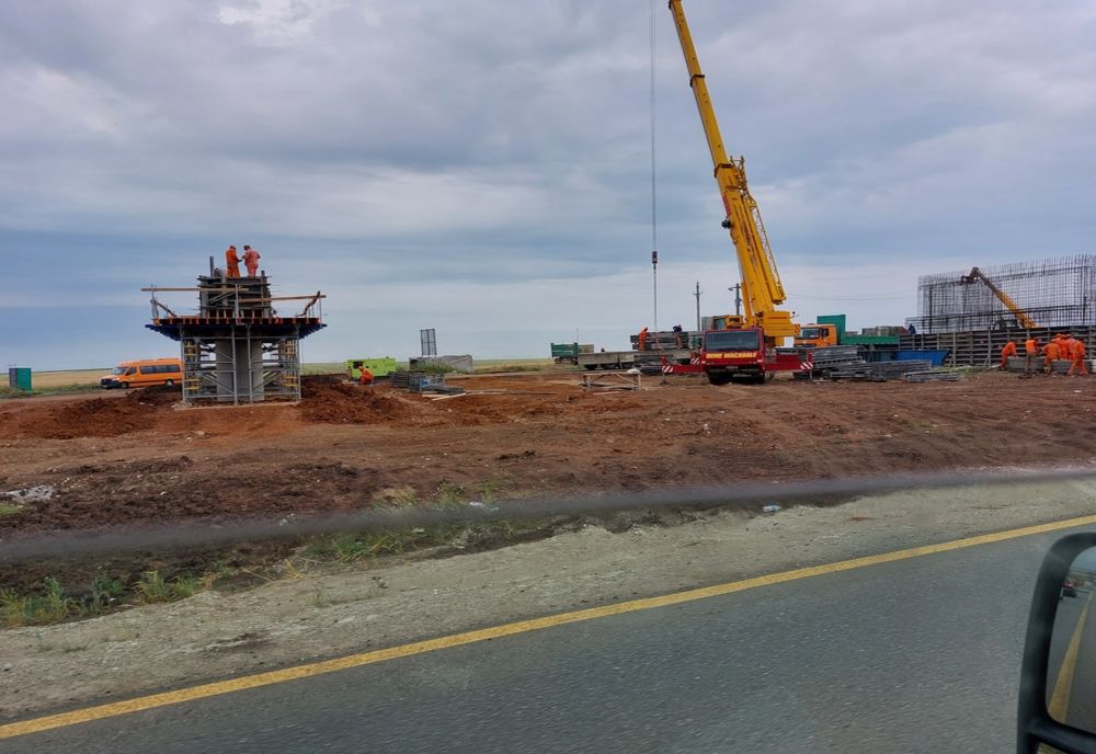 Trafic restricţionat, la intrarea în Slatina, în zona şantierului Drumului Expres