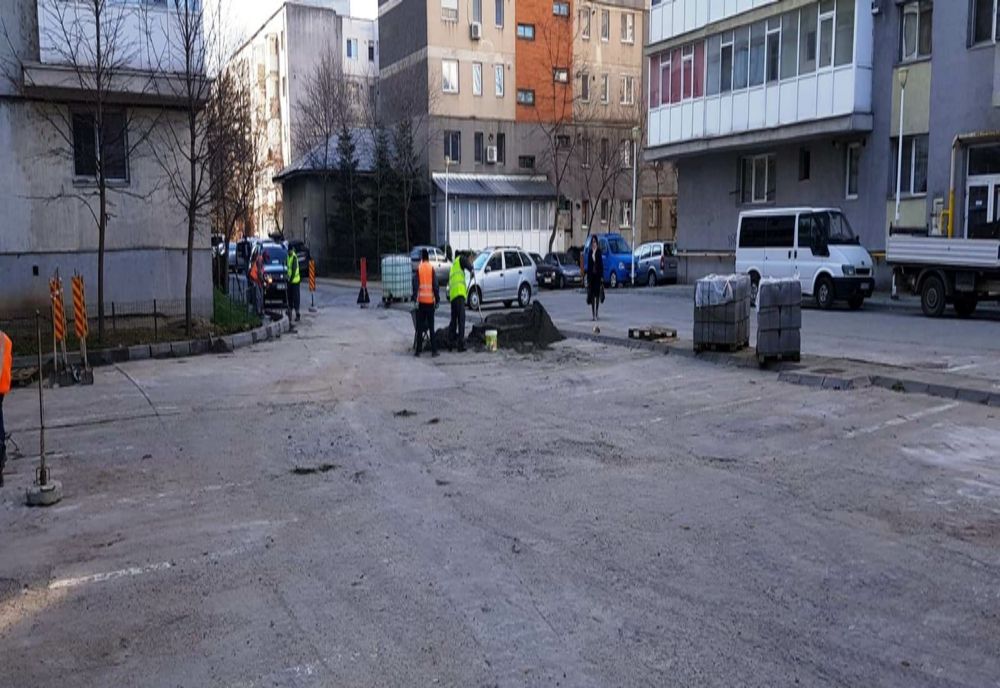 Primăria Slatina a început reabilitarea străzii Aleea Lalelelor şi zonei adiacente