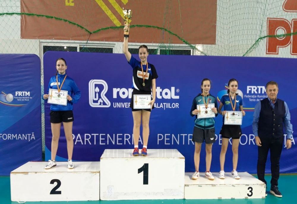 O sportivă din Slatina, câştigatul Cupa României la Tenis de Masă U15