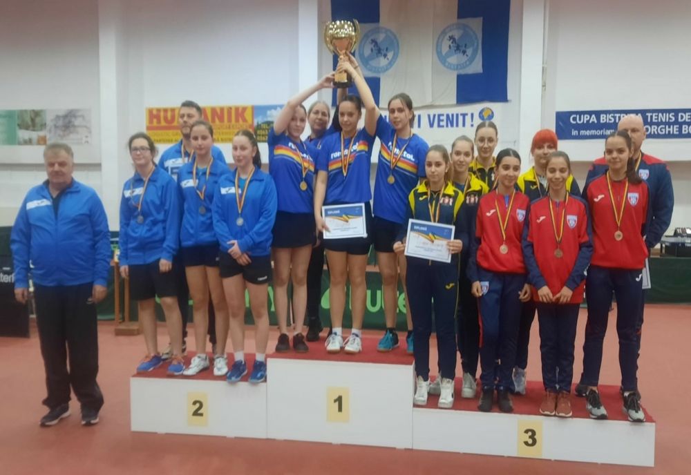 Tenis de Masă U15: Junioarele de la CSS Slatina, campioane naţionale