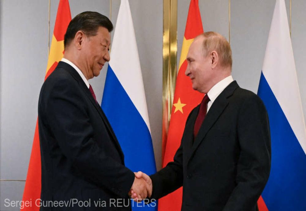 CHINA: XI ÎI SPUNE LUI PUTIN CĂ ESTE PREGĂTIT ''SĂ DEZVOLTE'' RELAŢIILE CU RUSIA