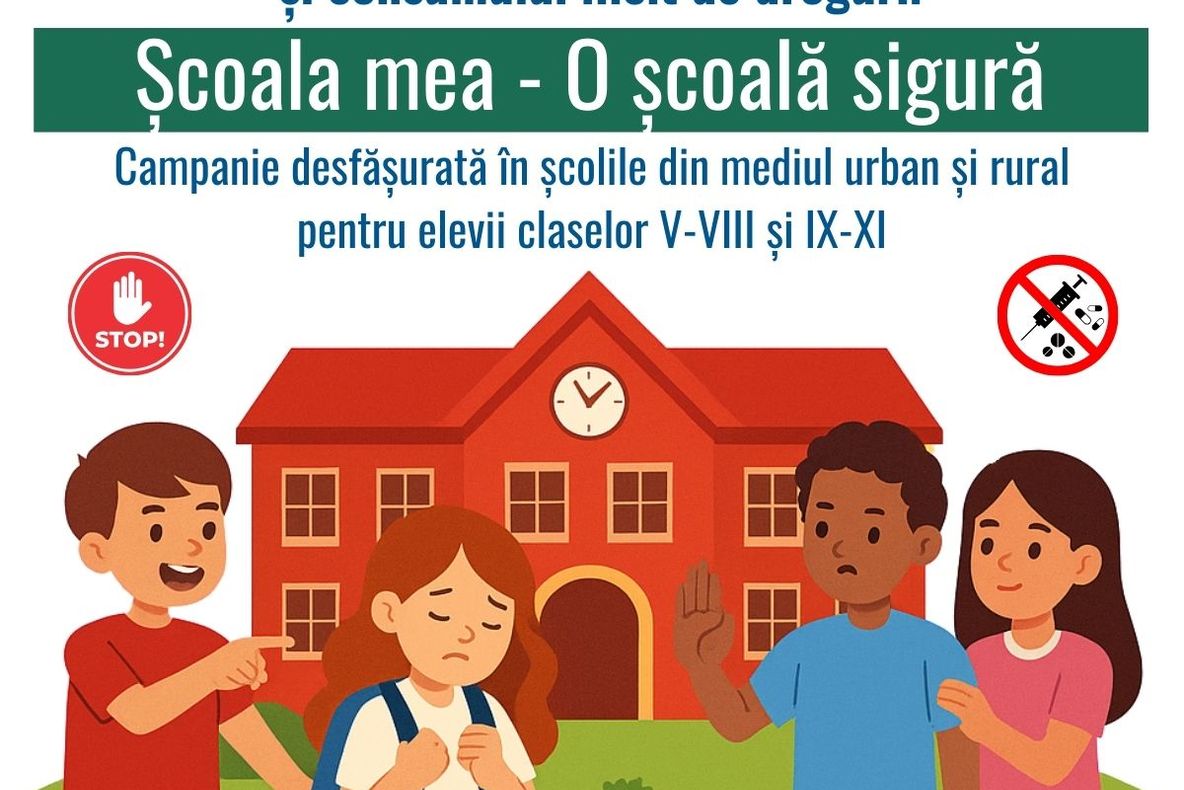 CONCONSILIUL JUDEȚEAN OLT CONTINUĂ LUPTA ANTI-DROG ÎN ȘCOLI
