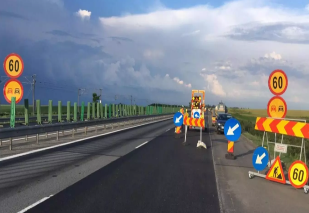 AUTOSTRADA A1 BUCUREȘTI - PITEȘTI: RESTRICȚII DE TRAFIC DIN CAUZA UNOR LUCRĂRI
