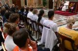 Moment special pentru David Popovici la Vatican! Campionul României s-a întâlnit cu Papa Leon al XIV-lea și i-a oferit un cadou simbolic