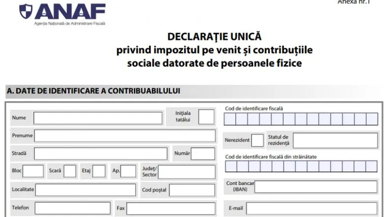 declaratia unica