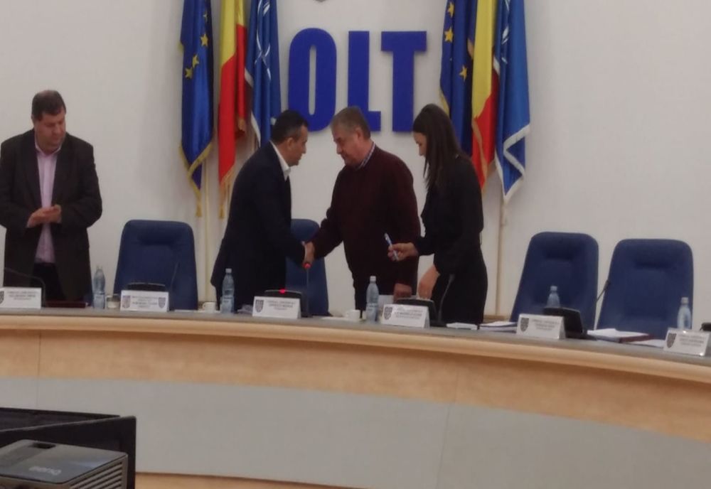 Un fost candidat la o primărie din judeţ, învestit în funcţia de consilier judeţean