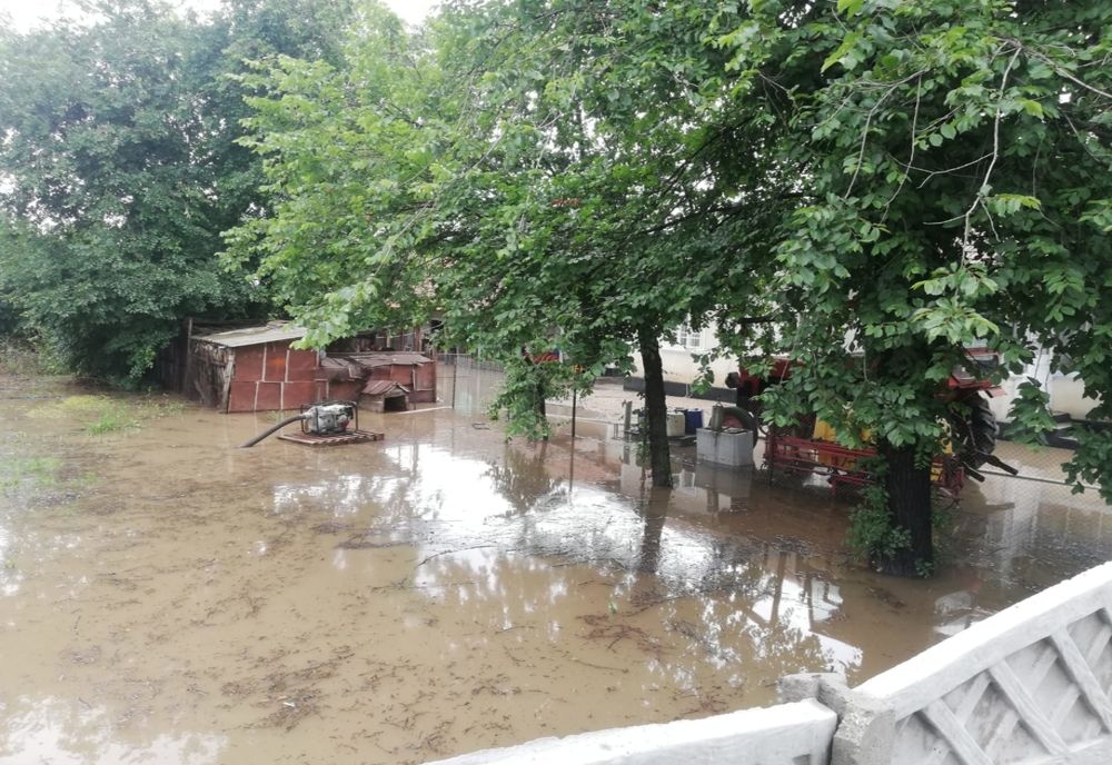 VIDEO. Inundaţii în judeţul Olt